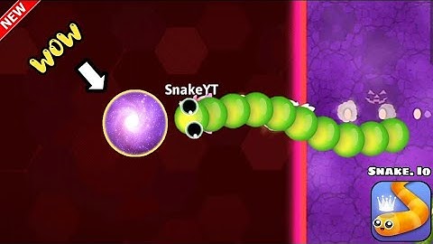 SECRET LEVEL TELEPORT ANIMATION IN SNAKE.IO! Epic Snakeio Gameplay