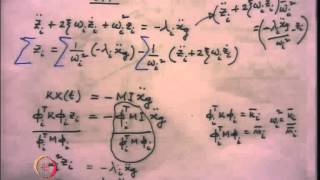 Mod-03 Lec-14 Response Analysis for Specified Ground Motion Contd......