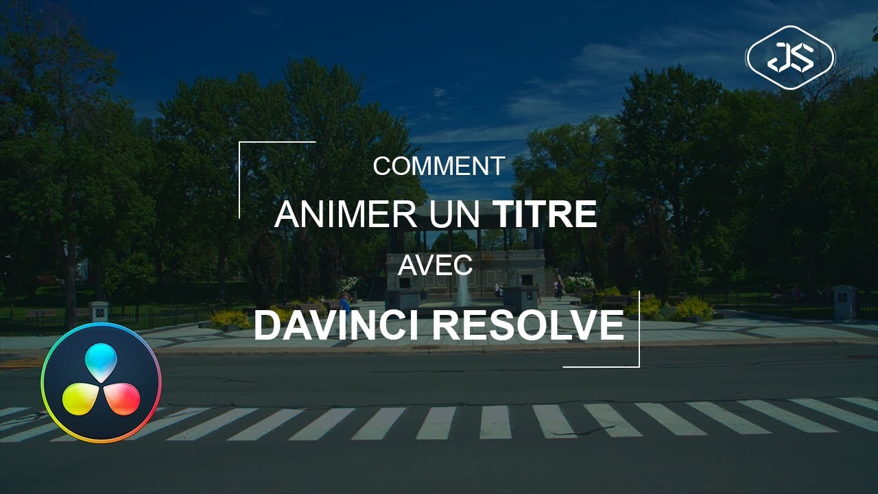 Davinci Resolve - Animation d'un Titre - Motion Graphics #02 - YouTube