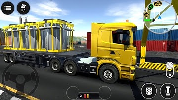 Drive simulator 2020 - Truck trailer delivery jobs - Android gameplay