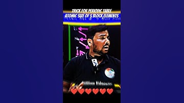 💯 Trick for Order of Atomic Size of S block Elements 🔥 Periodic Table Inorganic Chemistry 🧪 NEET JEE