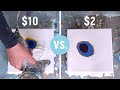 $2 Paint VS. $10 Paint🤑 Who WINS? Big Results! Experiment Acrylic Pouring by Rinske Douna