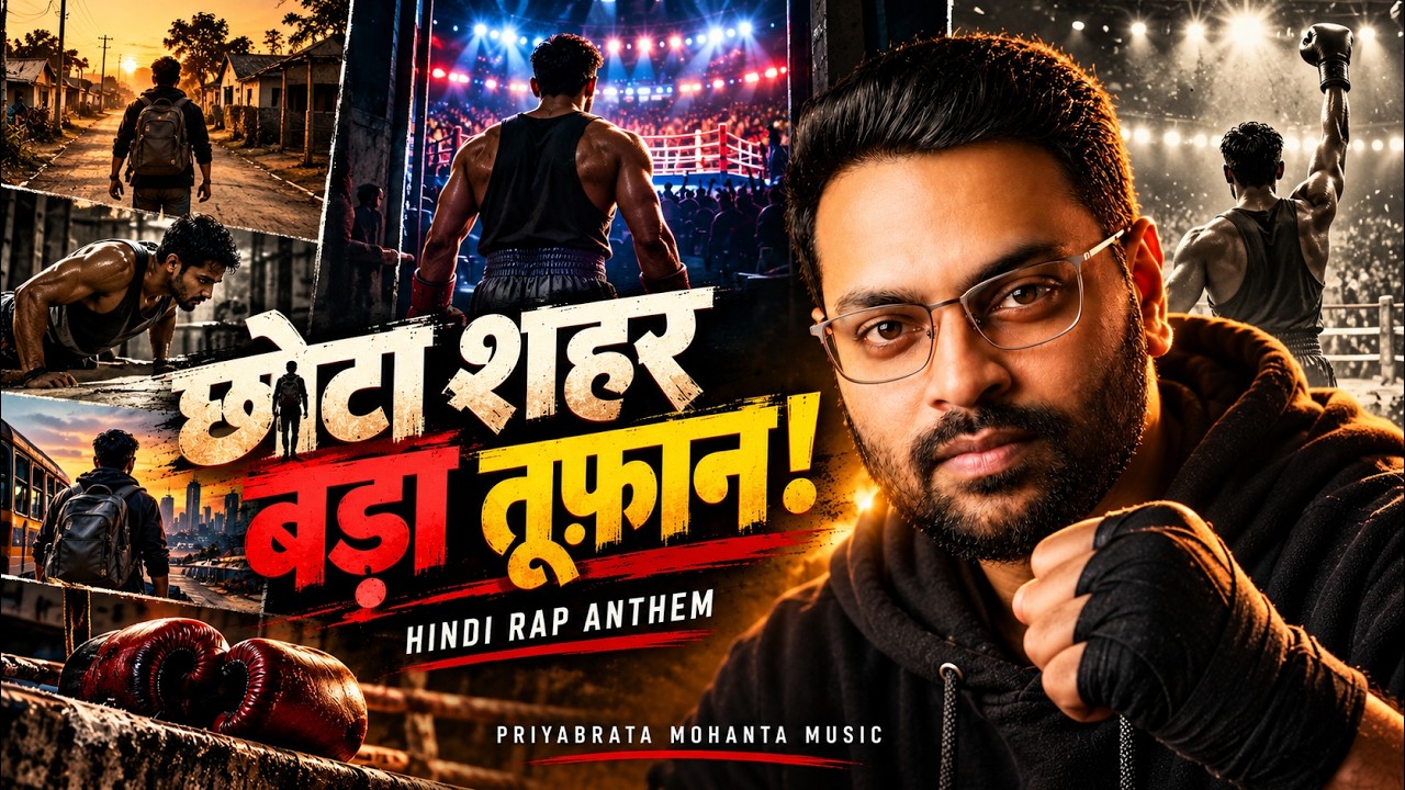 Op Indian Raper छोटा शहर, बड़ा तूफ़ान 🔥 | Hindi Rap Song | Motivational Rap Anthem ...