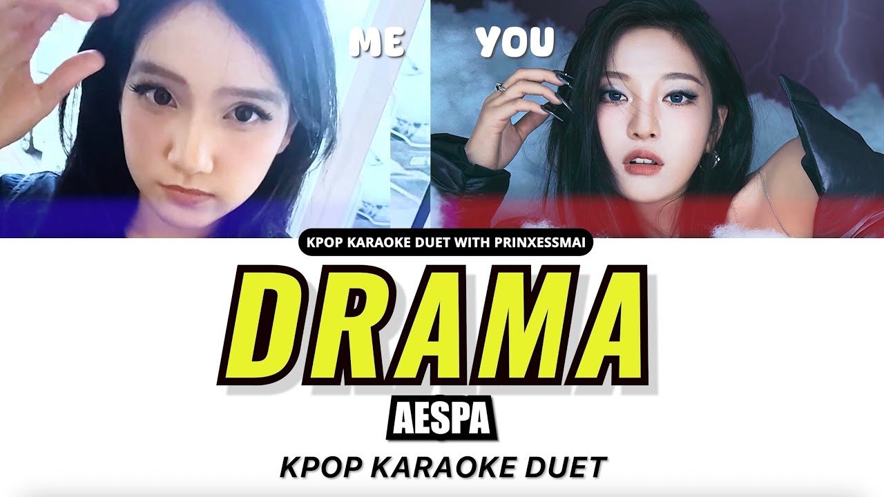 AESPA - 'DRAMA' KARAOKE | SING WITH ME (Color Coded Lyrics Han/Rom)