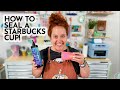 How To Seal Vinyl on a Starbucks Cup!