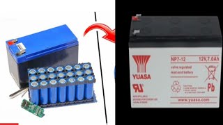 Home make 12v 14ampr Battery