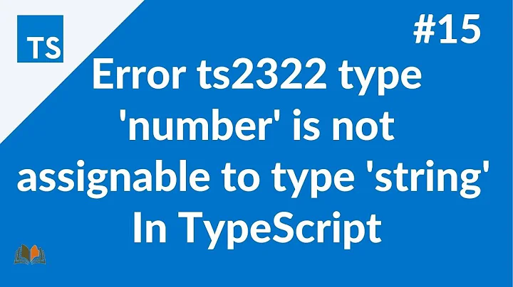 Error ts2322 type 'number' is not assignable to type 'string' in typescript | #VCreationsTech