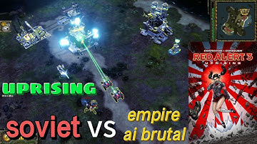 Red Alert 3 Uprising   Soviet vs   Empire Brutal AI