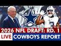 Dallas Cowboys Live 2026 NFL Draft Round 1 Coverage: Caleb Downs To Dallas