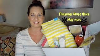 Popsugar Must Have Unboxing May 2015 Box Subscription