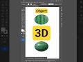 Adobe Illustrator 2026 - Create Realistic 3d Watermelon 🍉  Step by step tips #adobe #illustrator