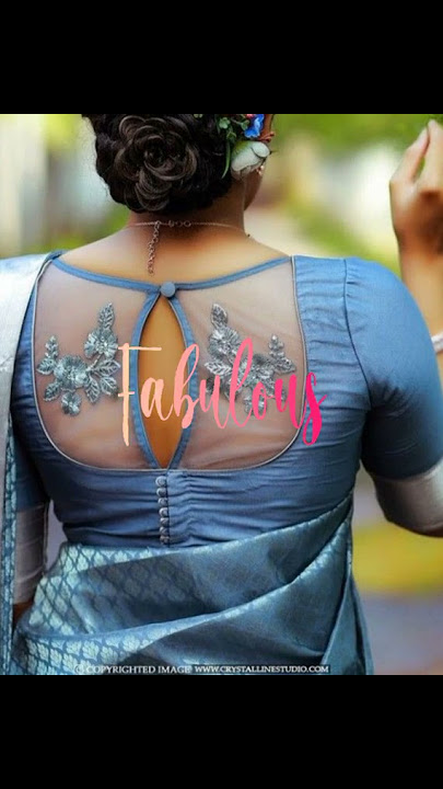 🔥Net blouse back neck design ❤️❤️🔥 trending 🔥2022✨✨