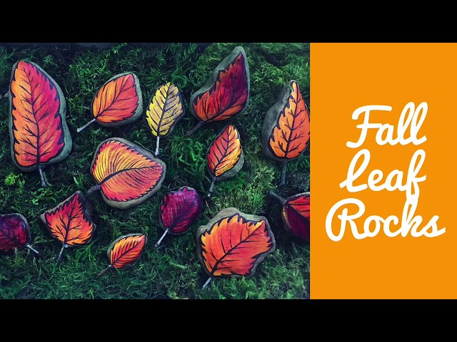 How To Make Painted Rock Leaves