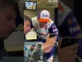 Denny Hamlin reacts to the Ross Chastain and Noah Gragson fight 👊 #shorts #DennyHamlin