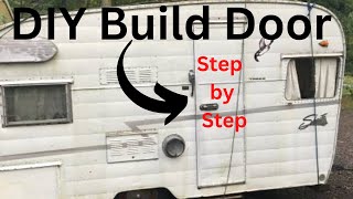 Rebuild Shasta door from scratch DIY vintage camper