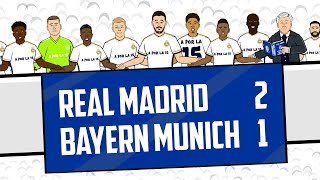 🎶JOSELU!🎶 Real Madrid EPIC comeback against Bayern Munich! (Champions League Goals Highlights 2-1)