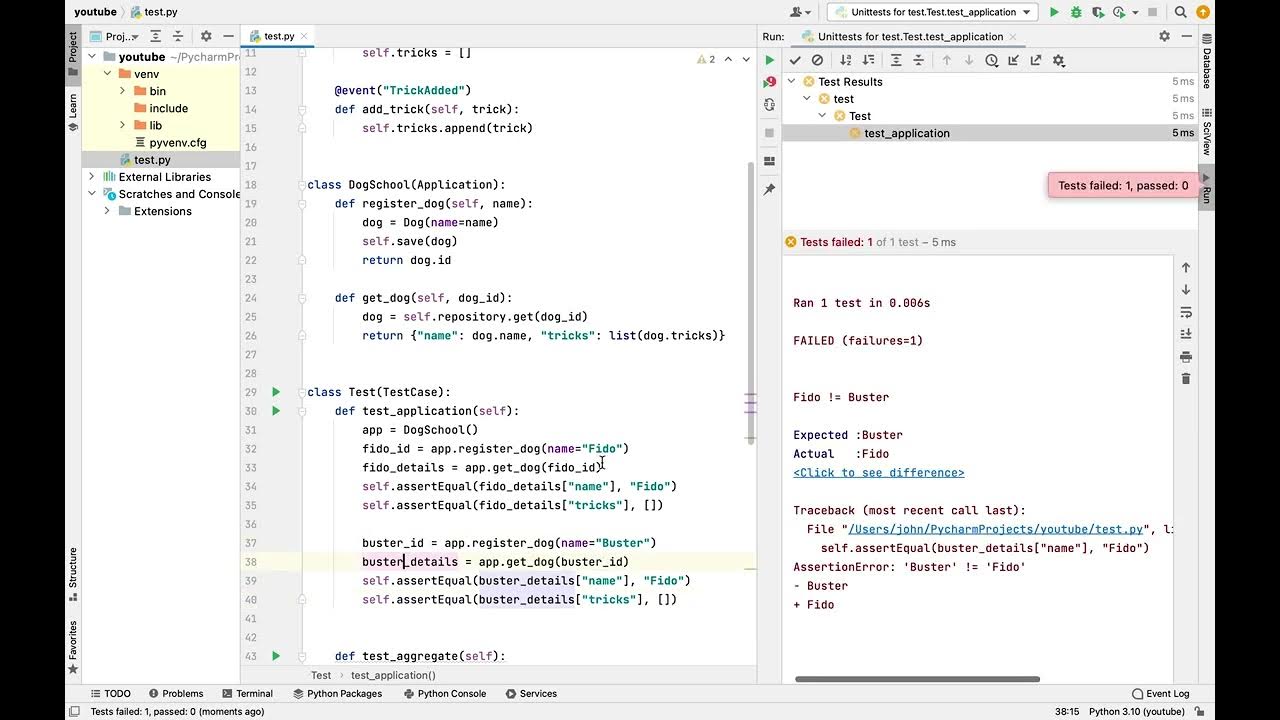 Event Sourcing with Python in 15 Minutes - YouTube