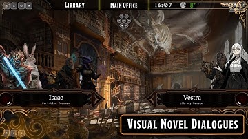 Visual Novel Dialogues - FoundryVTT module