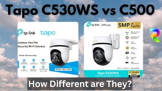 TP Link Tapo C530WS vs C500 #tplink #securitycamera #ipcamera