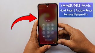 how to hard reset samsung a04e remove screen lock | galaxy a04e factory reset format user lock