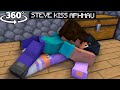 😍 APHMAU KISS STEVE (NEW BOYFRIEND) - Minecraft 360° !