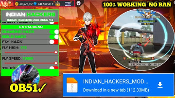 OB51 FREE FIRE MOD MENU 🔥 UNLIMITED DIAMOND HACK 🔥 FF MOD MENU APK 2025