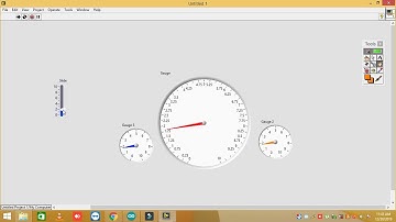 How to make Gauge in labview | how to use gauge in labview | Gauge in labview
