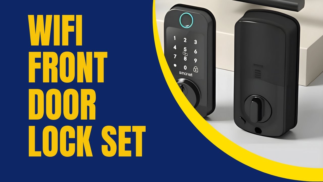 WiFi Front Door Lock Set - SMONET Fingerprint Keyless Entry Smart Locks ...