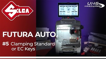 Silca Futura Auto Key Cutter - [ Part 5 ] How To Clamp Standard or EC Keys