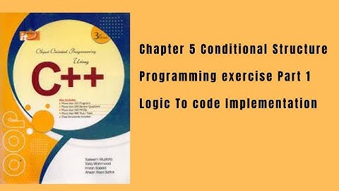 C++ Chapter 5 Programming exercise part 1/Conditional Structure
