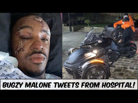 Rapper Bugzy Malone involved in serious motorbike accident