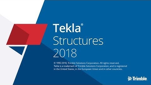 Tekla Structures 2018 - Installation