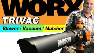NEW WORX TRIVAC  Blower/Vacuum/Mulcher | Best Review 2019