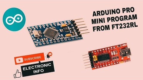 Arduino PRO mini and How to Program