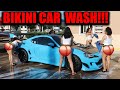 TAKING MY WIDEBODY FRS TO A BIKINI CAR WASH!!! *CRAZY POV*