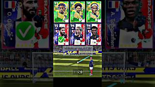 France vs Brazil Penalty Kick Challenge  #pes #football 23#mobile #bangla #shortsvideo #bangladesh