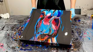 DANG! Disrupted Open Cup Pour~Cells without Silicone~Acrylic Pouring~329