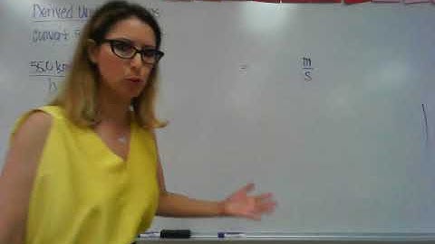 Derived Unit Conversions