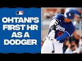 Shohei ohtani homers in his first game as a dodger