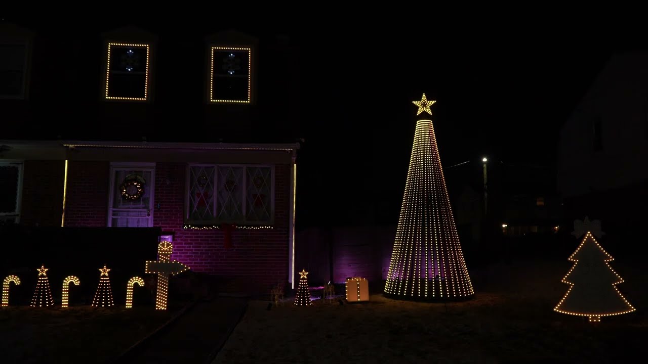 Uptown Funk | Holiday Light Show 2025