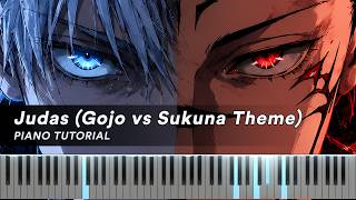 Lady Gaga - Judas (Gojo vs Sukuna Theme) Piano Cover Tutorial
