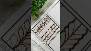 Leaf Hack #viral #art #mehndi #henna #trending #tutorial #youtubeshorts