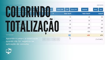 Colorindo Totalização - Aprenda a colorir a totalização quando ela for negativa [SCRIPTCASE]