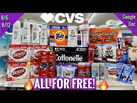 CVS Free & Cheap Couponing Deals & Haul | 8/6 – 8/12 | Beauty Money Makers! 🙌🏾| Learn CVS Couponing