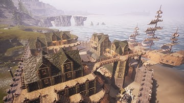 HOW TO BUILD A PIRATE VILLAGE [TIMELAPSE] - CONAN EXILES: Isle of Siptah