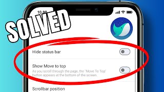 How to change scroll bar position in Whale browser