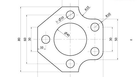 T-Flex CAD 15 2D - Exercise 90
