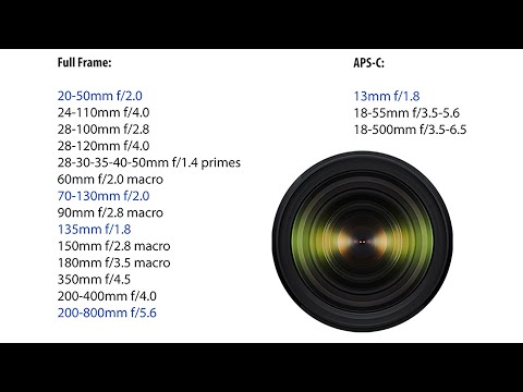 Exciting #Tamron interview: New APS-C lenses and new High End fast Full Frame lenses are coming!
