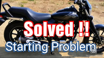 Bajaj Avenger bike starting problem solved
