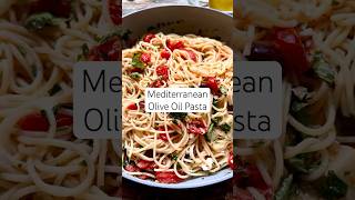 Mediterranean Olive Oil Pasta Recipe 🙌 (Easy Pasta Recipe!) #pastarecipe